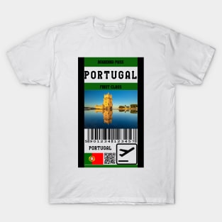 Portugal first class boarding pass T-Shirt